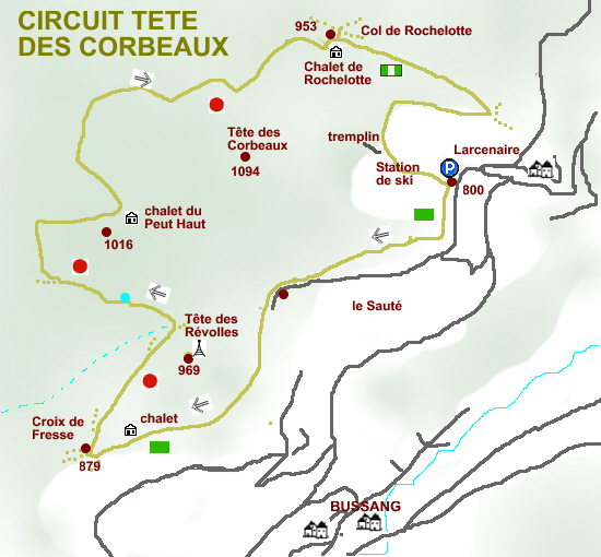 Circuit randonnée Vosges Ermitage Rochelotte