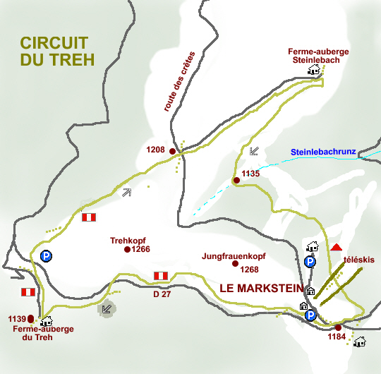 Circuit randonnée Vosges Ermitage Rochelotte